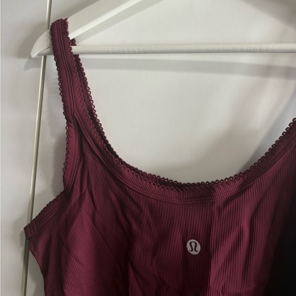 lulu nulu ribbed crop tank top heart - Picture 7 of 8